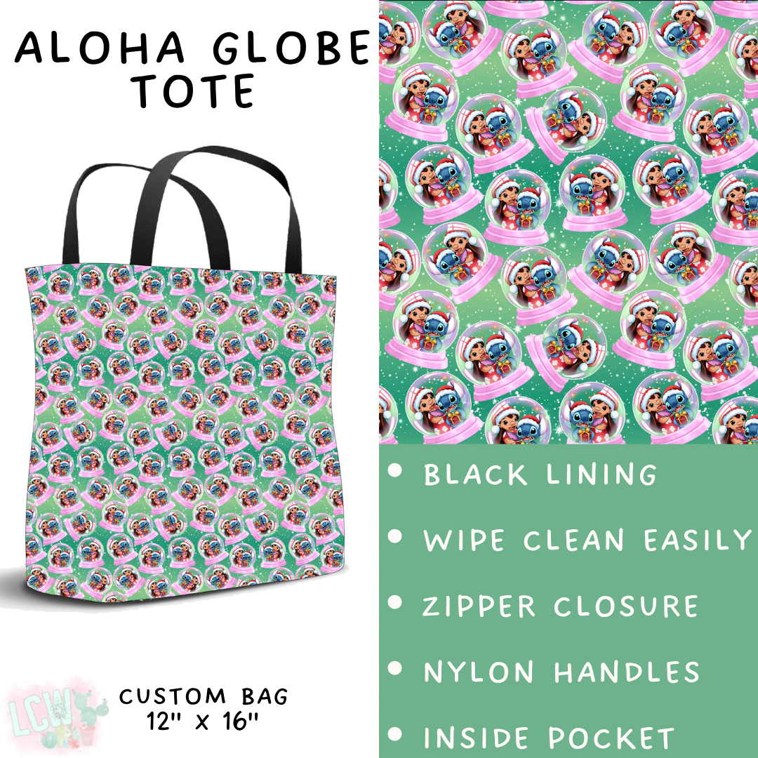 Batch #432 - Winter Globes - Closes 10/17 - ETA early December - Aloha Globe Tote