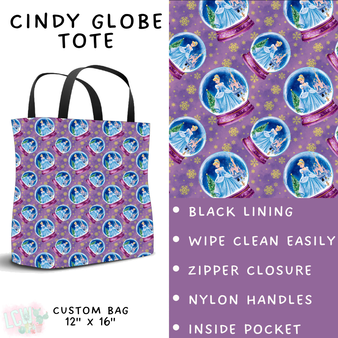Batch #432 - Winter Globes - Closes 10/17 - ETA early December - Cindy Globe Tote