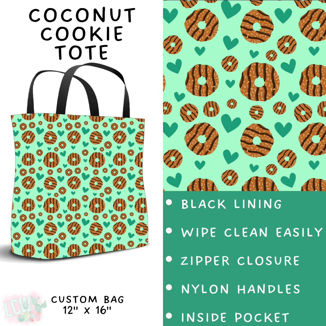 Batch #429 - Cookie Dealer 3 - Closes 10/13 - ETA late Nov - Coconut Cookie Tote