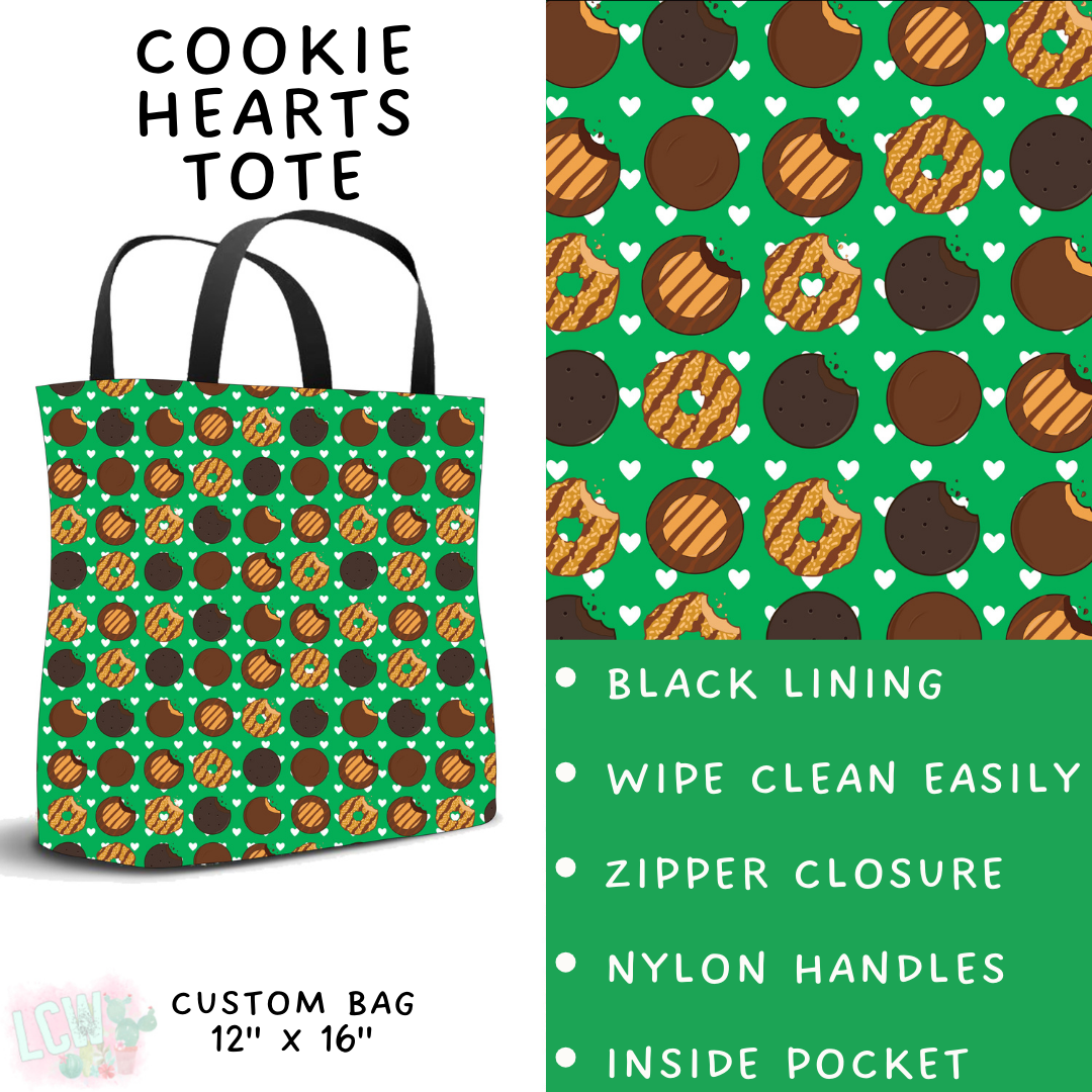 Batch #429 - Cookie Dealer 3 - Closes 10/13 - ETA late Nov - Cookie Hearts Tote
