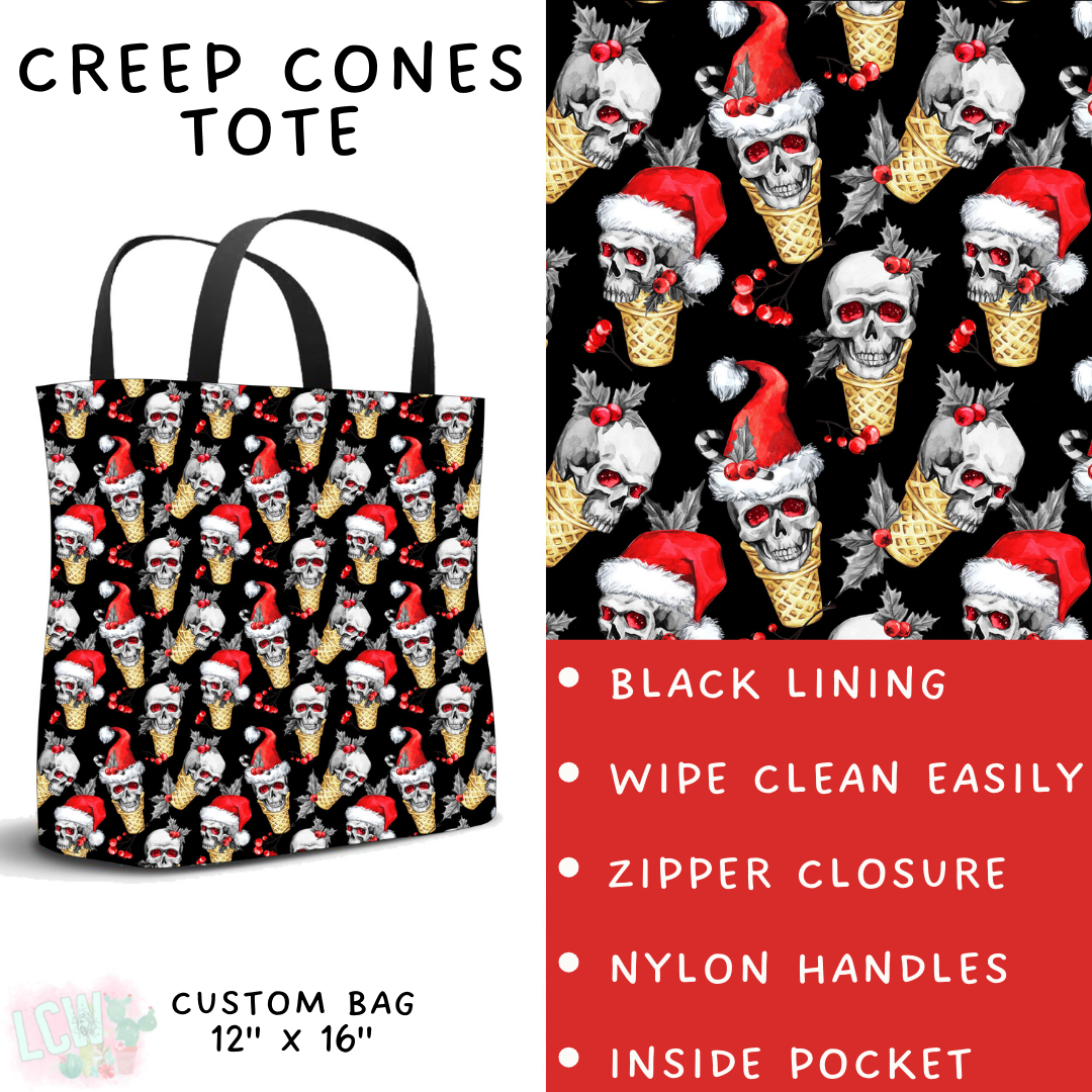 Batch #413 - Merry Creepmas 2 - Closes 9/15 - ETA early November - Creep Cones Tote