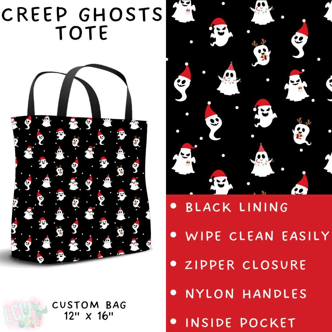 Batch #413 - Merry Creepmas 2 - Closes 9/15 - ETA early November - Creep Ghosts Tote