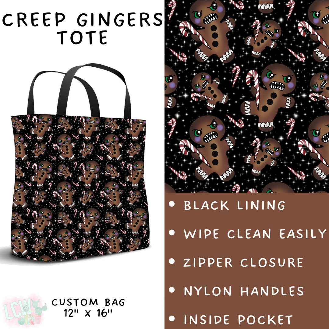 Batch #413 - Merry Creepmas 2 - Closes 9/15 - ETA early November - Creep Gingers Tote