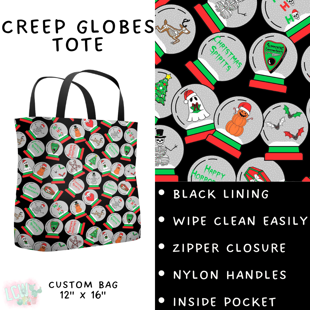Batch #413 - Merry Creepmas 2 - Closes 9/15 - ETA early November - Creep Globes Tote