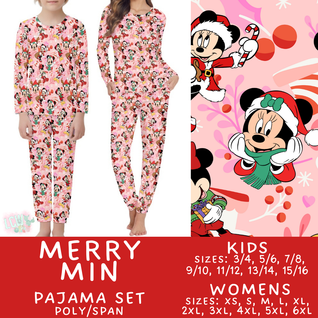 Batch #430 - Magical Christmas Family Pajamas - Closes 10/15 - ETA late Nov - Merry Min Women's & Kid's Pajama Set