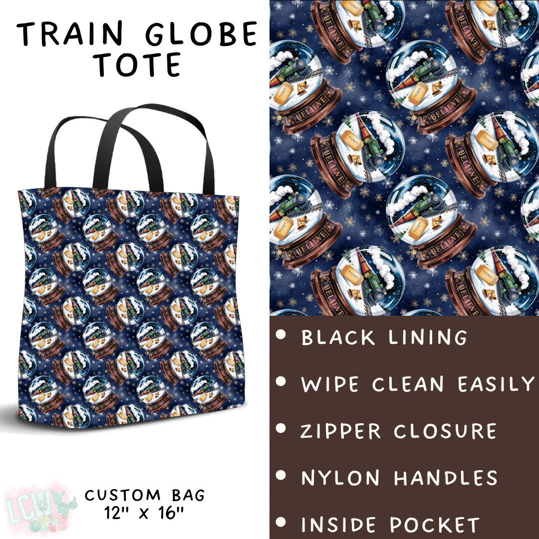 Batch #432 - Winter Globes - Closes 10/17 - ETA early December - Train Globe Tote