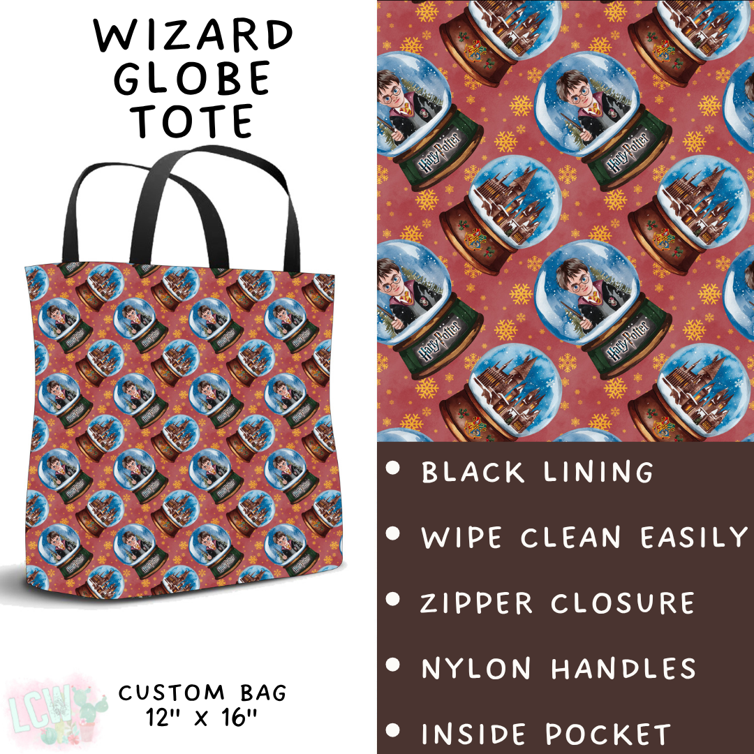 Batch #432 - Winter Globes - Closes 10/17 - ETA early December - Wizard Globe Tote