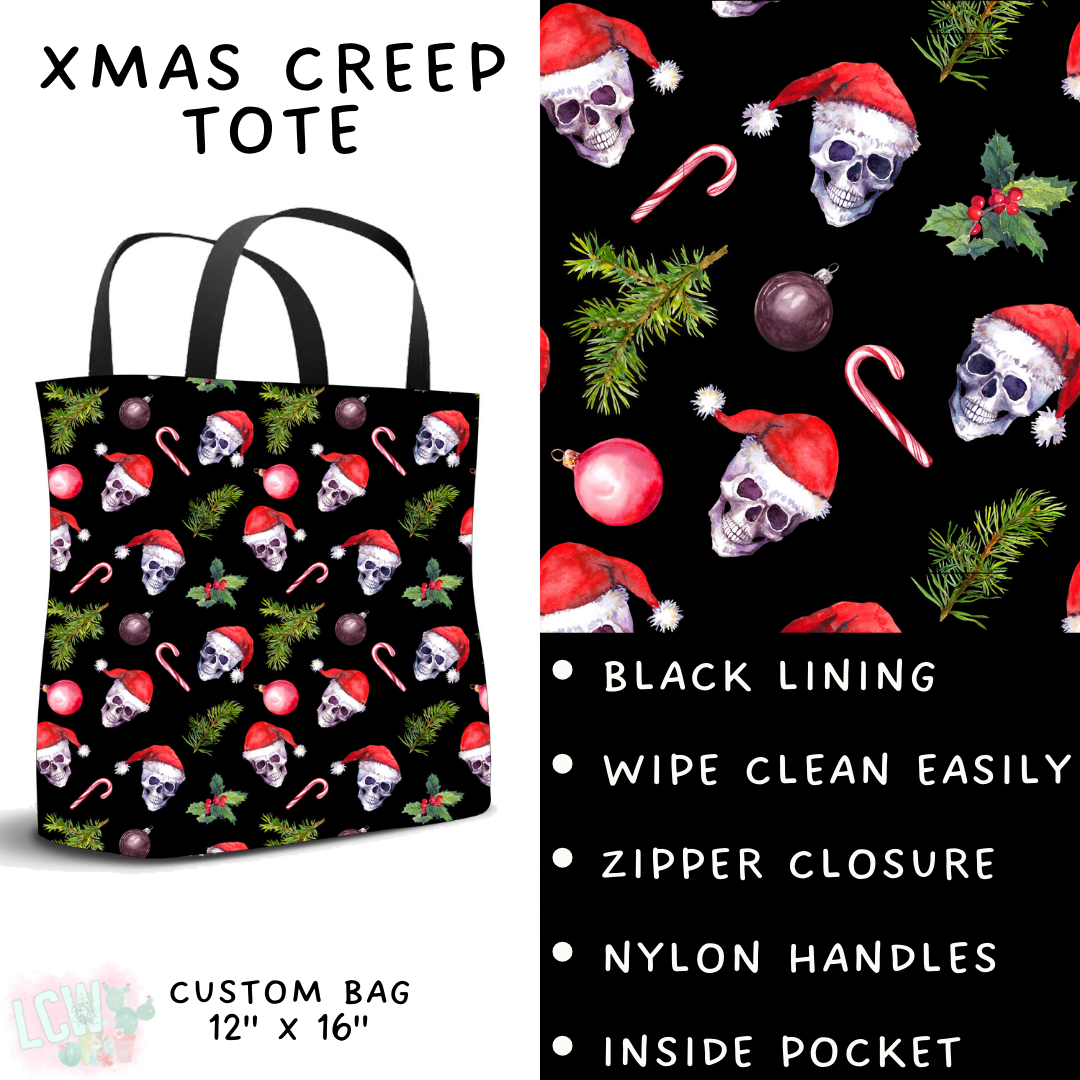 Batch #413 - Merry Creepmas 2 - Closes 9/15 - ETA early November - Xmas Creep Tote