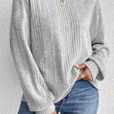 Grey Crossback Sweater