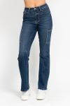 Judy Blue HW Cargo Bootcut DK