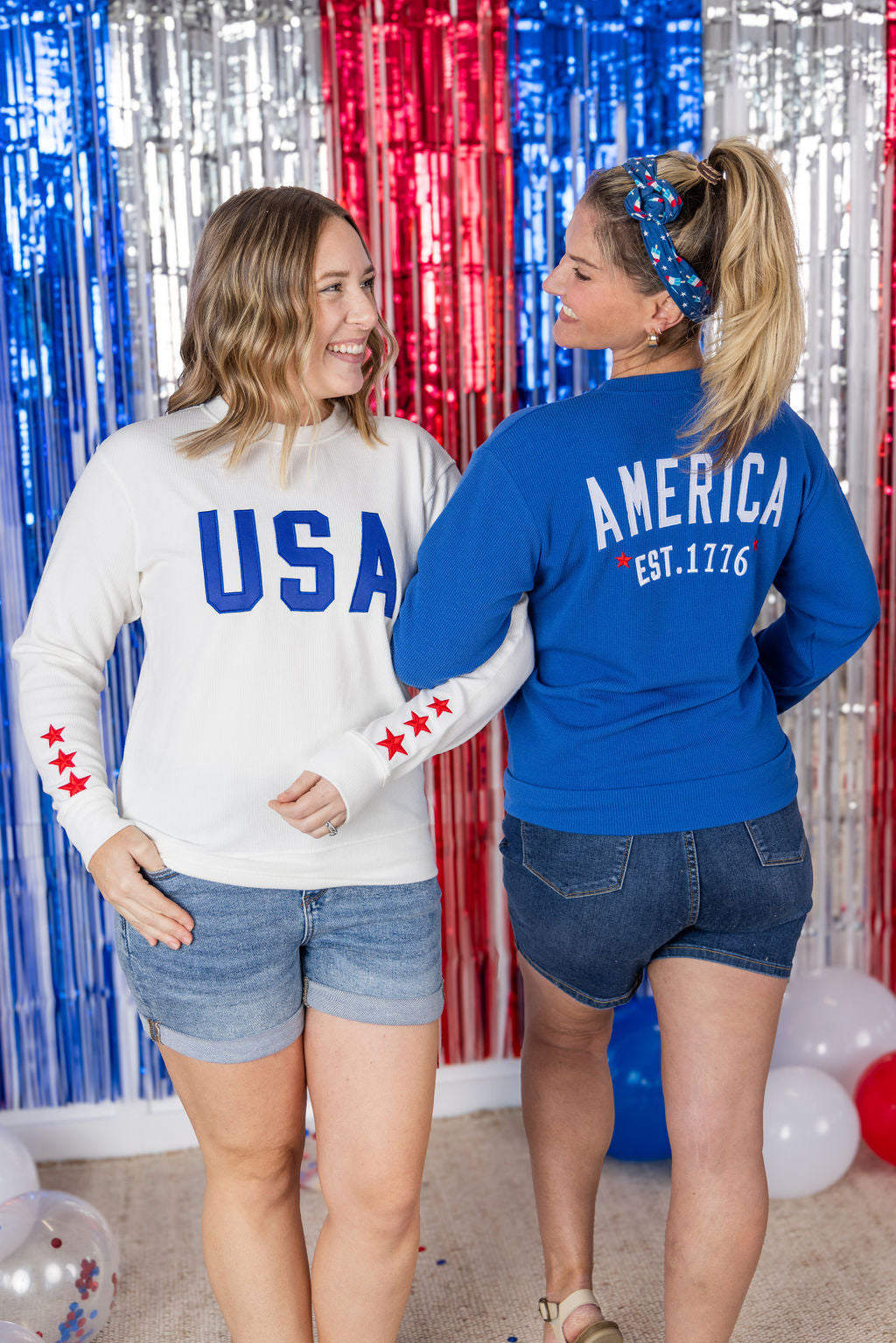 IN STOCK America Pullover - Blue
