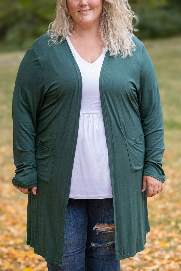 IN STOCK Classic Cardigan - Evergreen