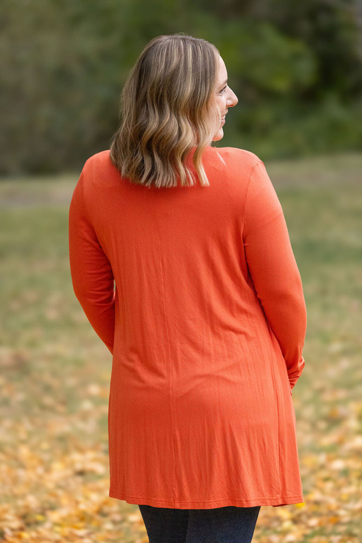 IN STOCK Classic Cardigan - Pumpkin