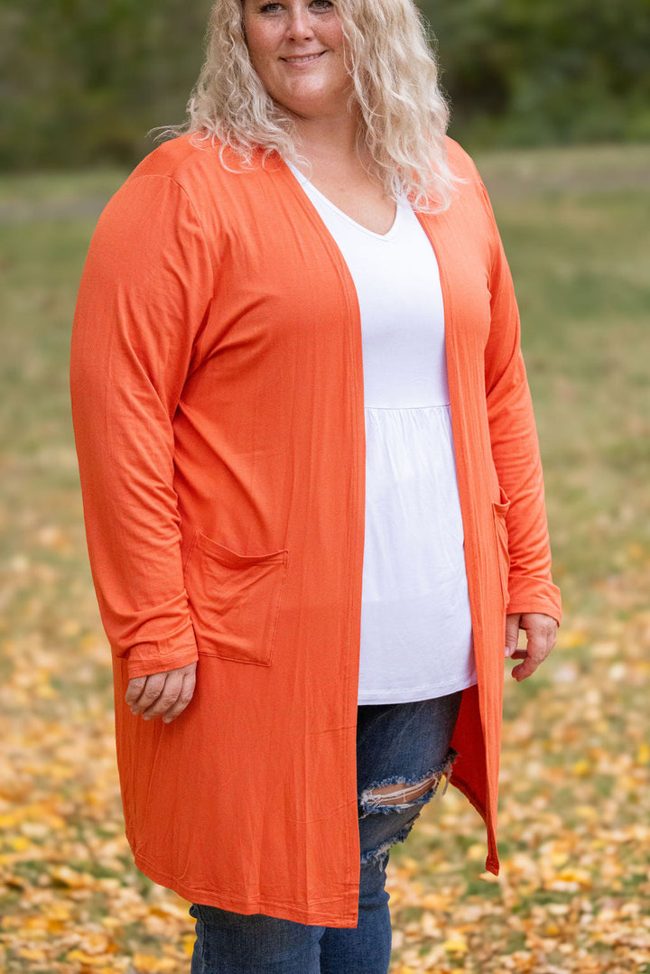 IN STOCK Classic Cardigan - Pumpkin