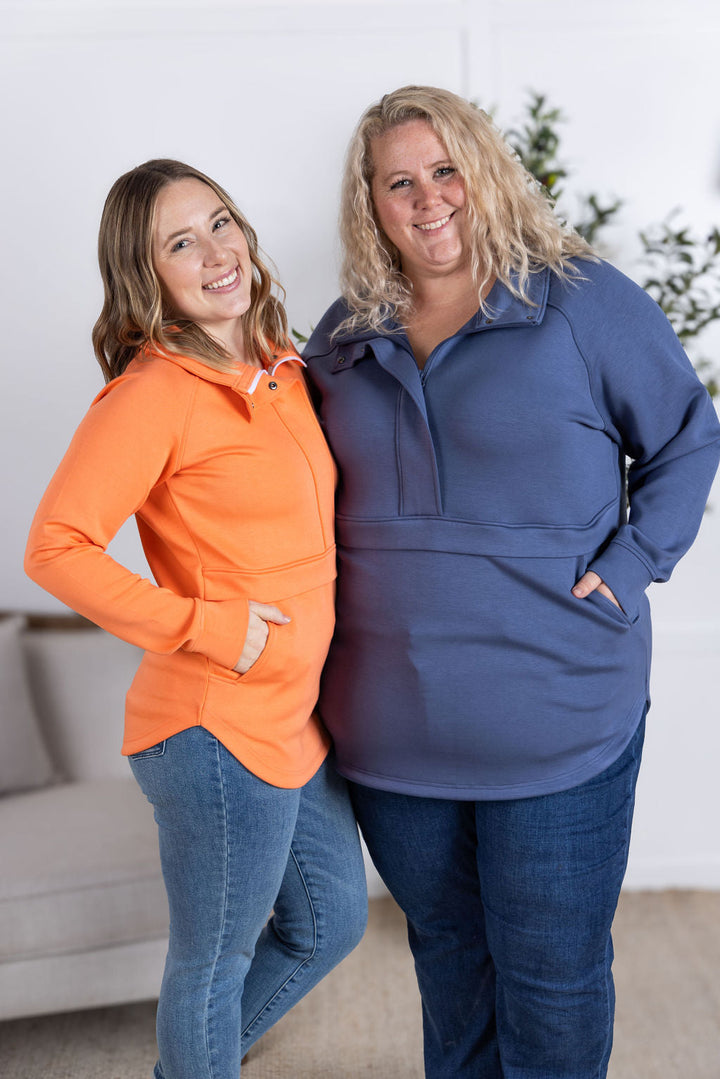 IN STOCK Mia Scuba Halfzip - Dreamsicle FINAL SALE