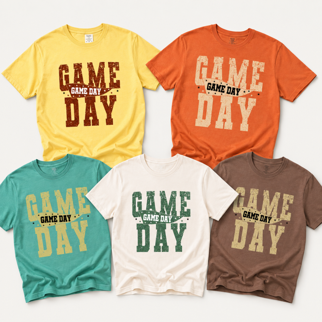 Preppy Game Day Graphic Tee