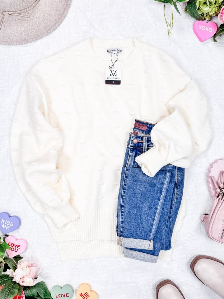 IN STOCK Dash Sweater - Ivory FINAL SALE
