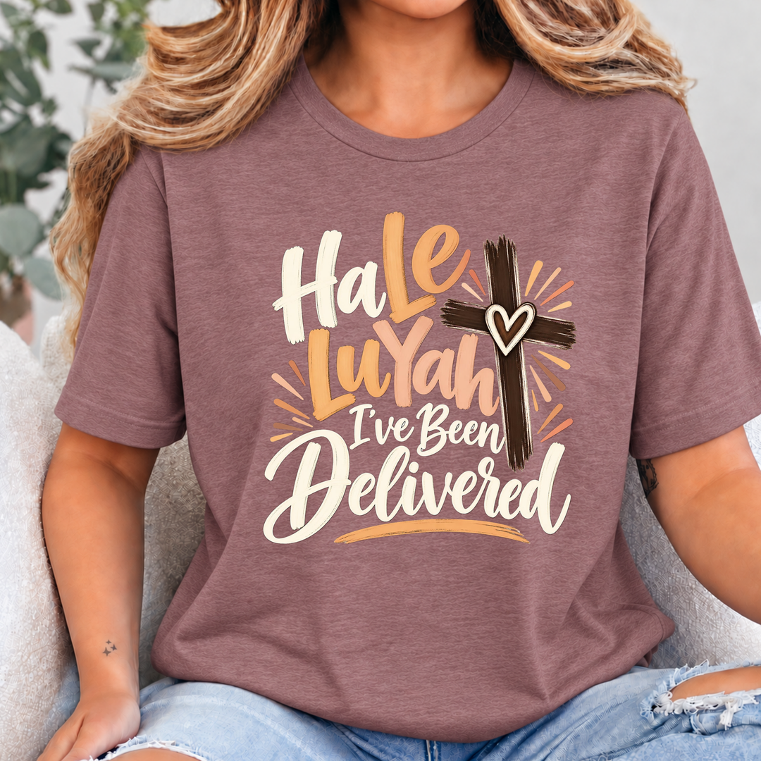 Wholesale HaLeLuYah - Neutral Graphic Tee - Heather Mauve