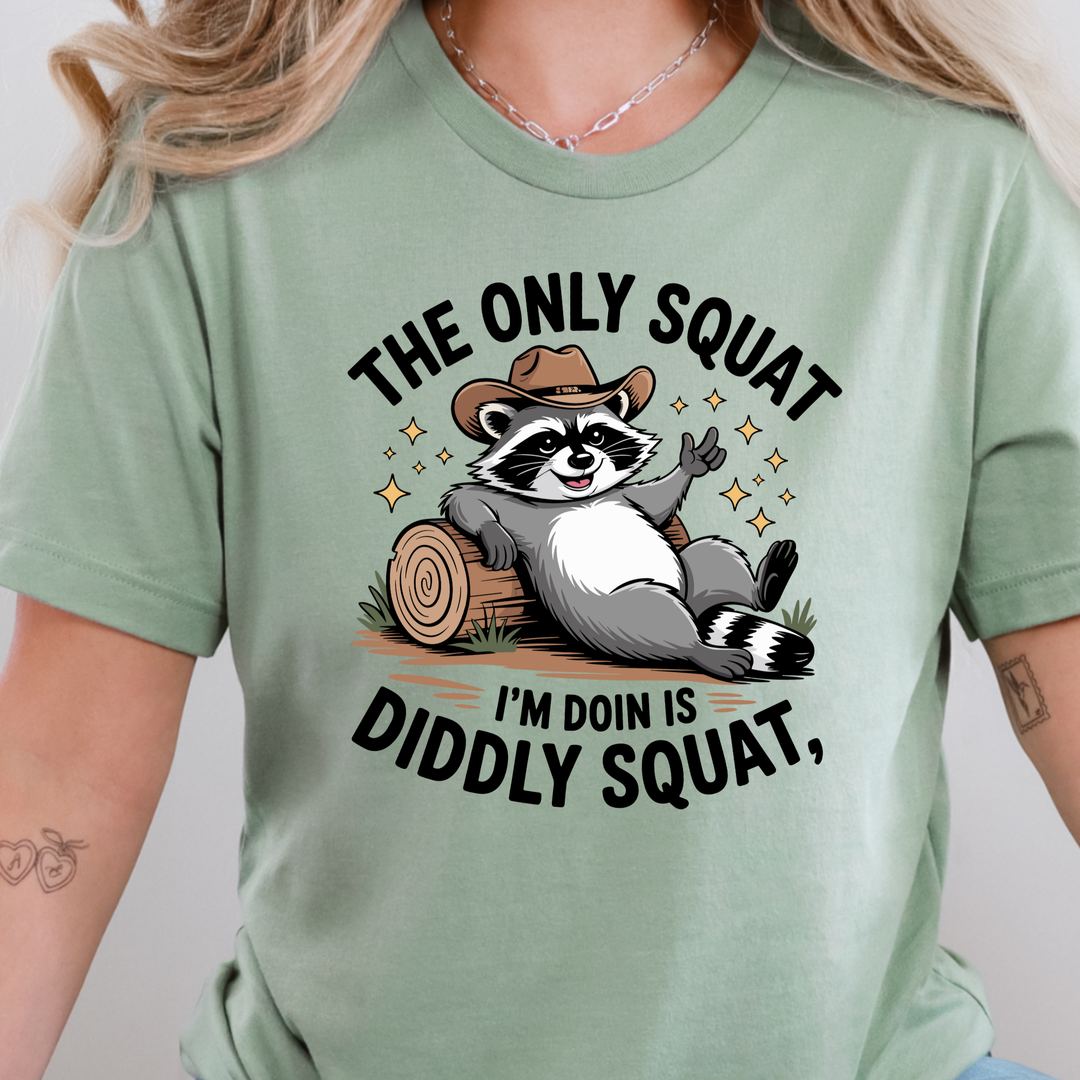 Wholesale Diddly Squat Graphic Tee - Sage