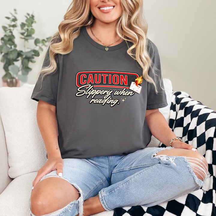 Slippery When Reading Graphic Tee