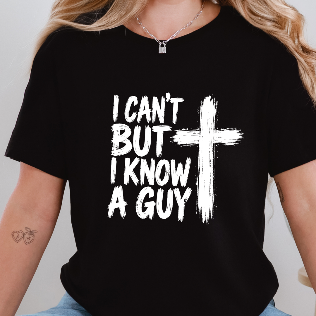 Wholesale But I Know A Guy Graphic Tee- Black