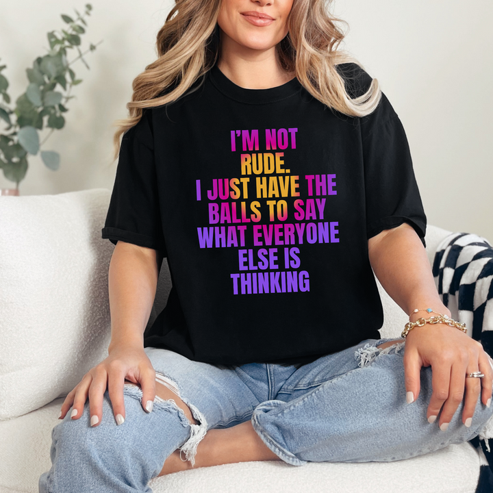 Not Rude Graphic Tee