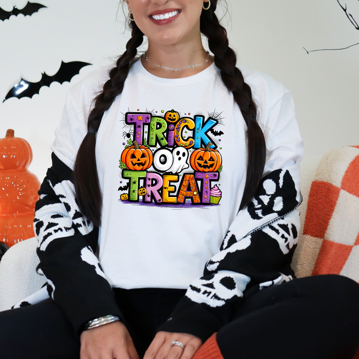 Trick or Treat Graphic Tee or Sweatshirt