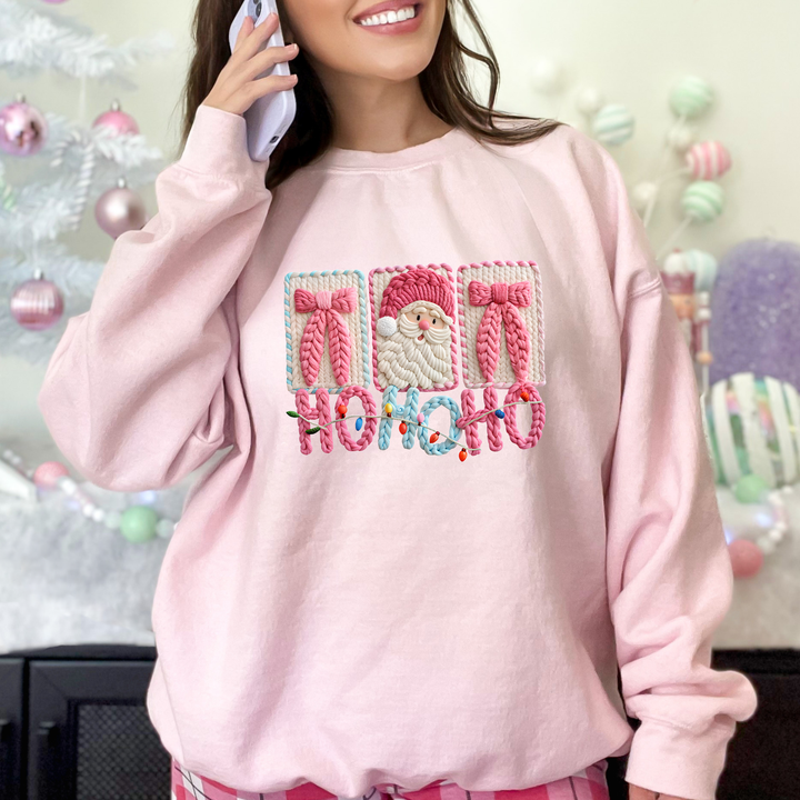 Yarn Santa Ho Ho Ho Sweatshirt