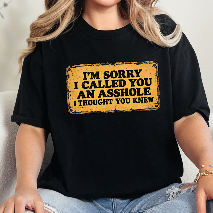 Wholesale I Thought You Knew Graphic Tee - Black