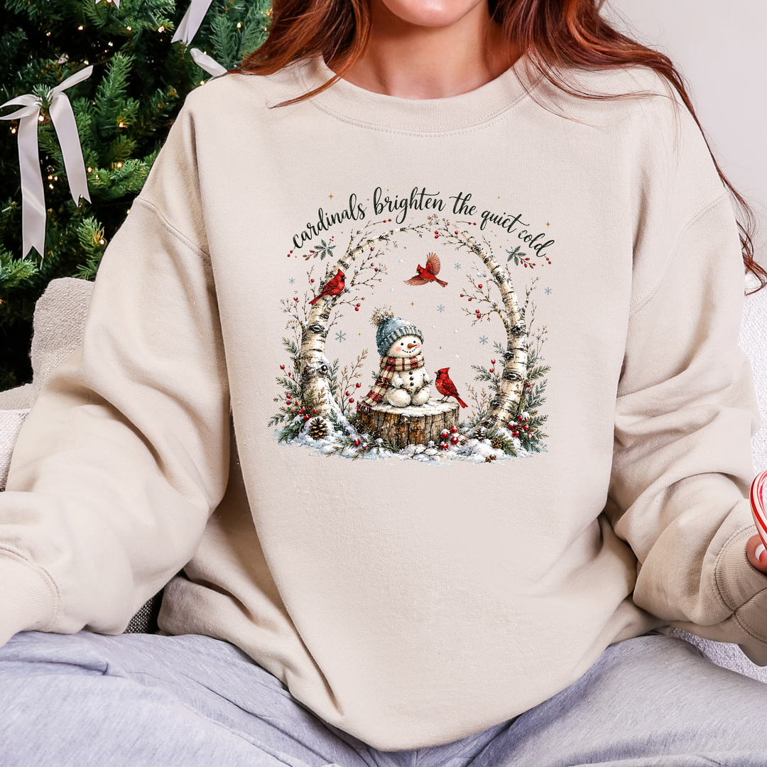 Wholesale Cardinals Brighten Graphic Sweatshirt - Sand