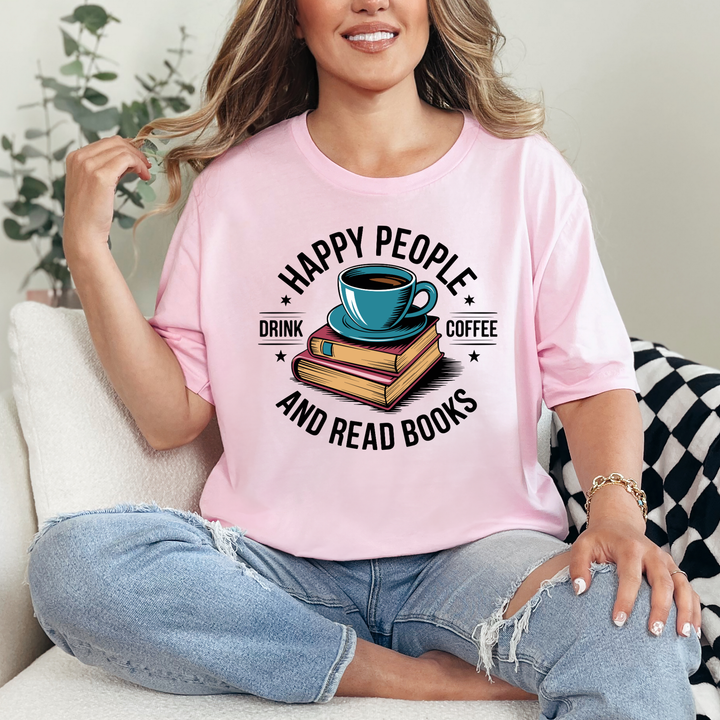 Drink Coffee & Read Books Graphic Tee