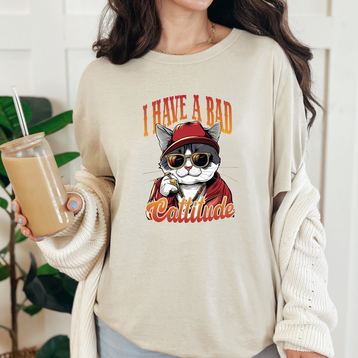 I Have A Bad Cattitude Graphic Tee