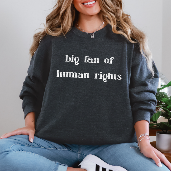 Big Fan of Human Rights Sweatshirt