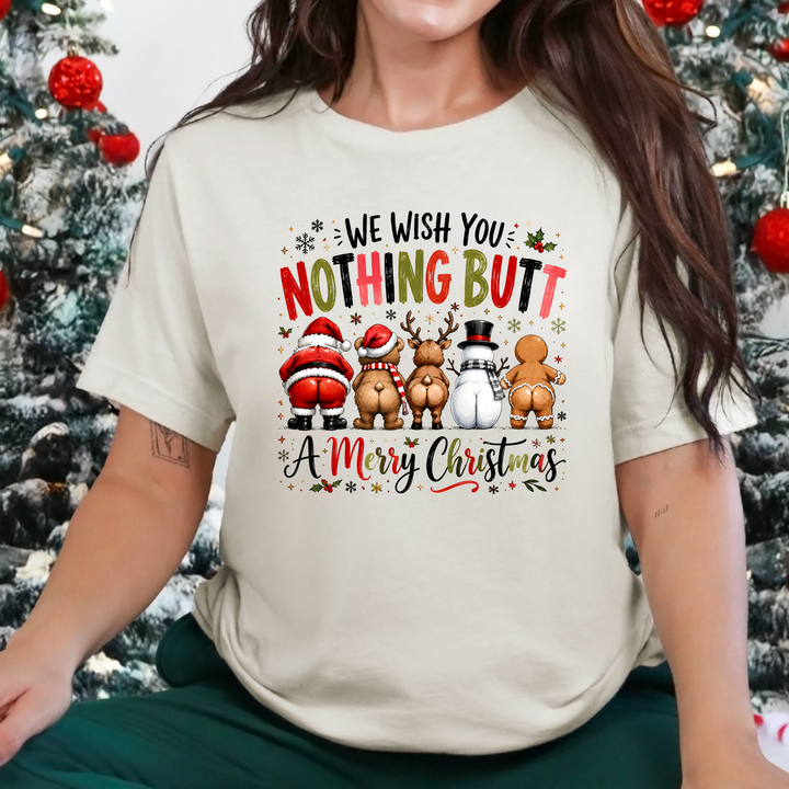 Nothing Butt Merry Christmas Graphic Tee