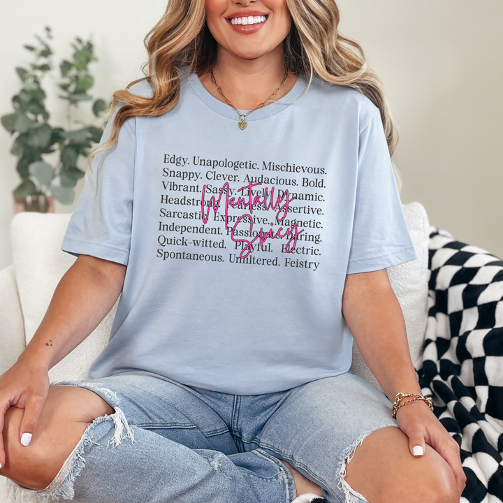 Mentally Spicy Words Graphic Tee