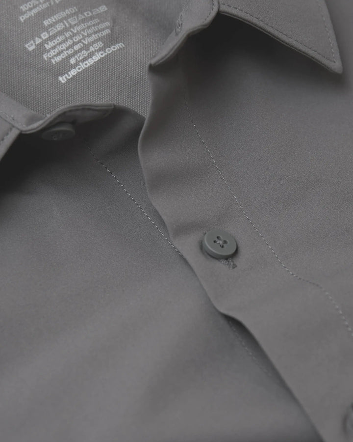 Short Sleeve Button Up Shirt | Commuter | Carbon