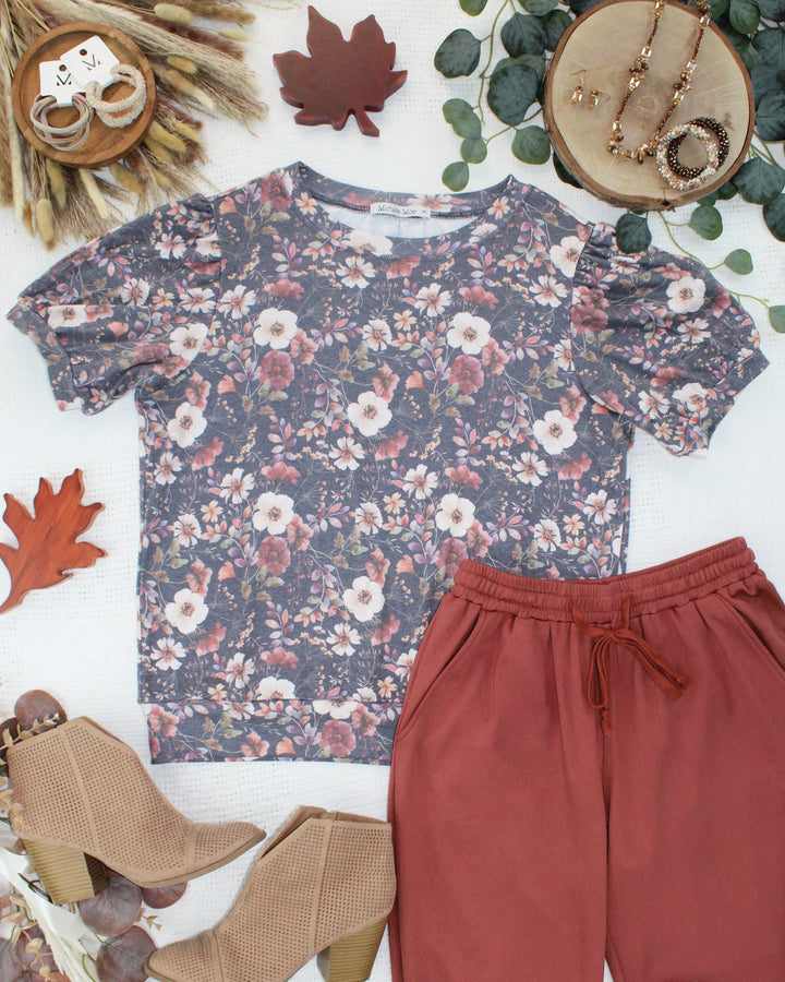 IN STOCK Katie Cozy Top - Blushwood Floral