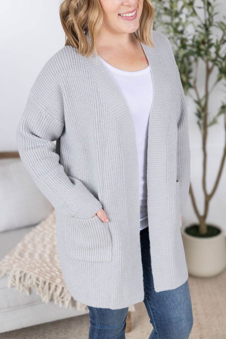 IN STOCK Layla Sweater Cardigan - Grey