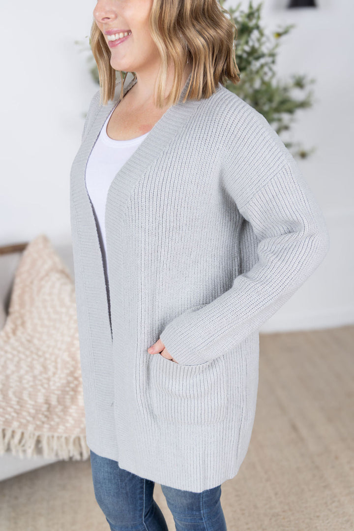 IN STOCK Layla Sweater Cardigan - Grey