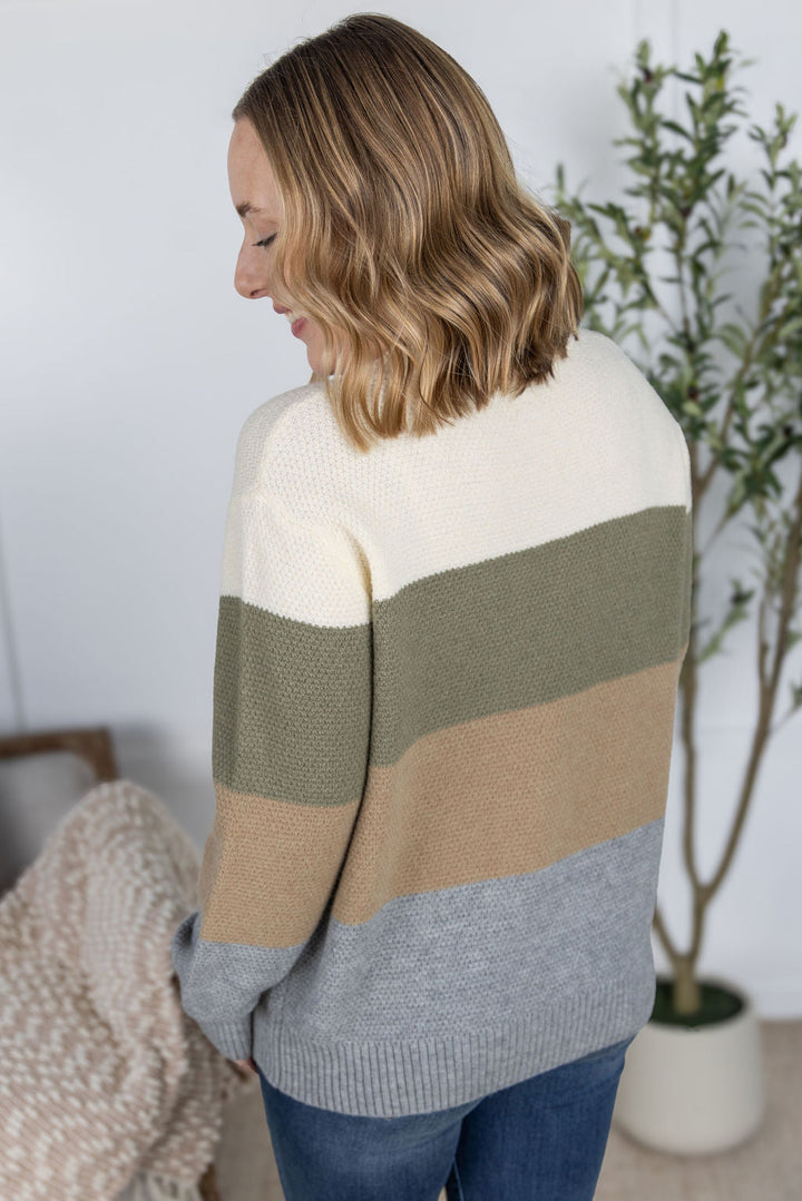 IN STOCK Colorblock Sweater - Neutral Mix