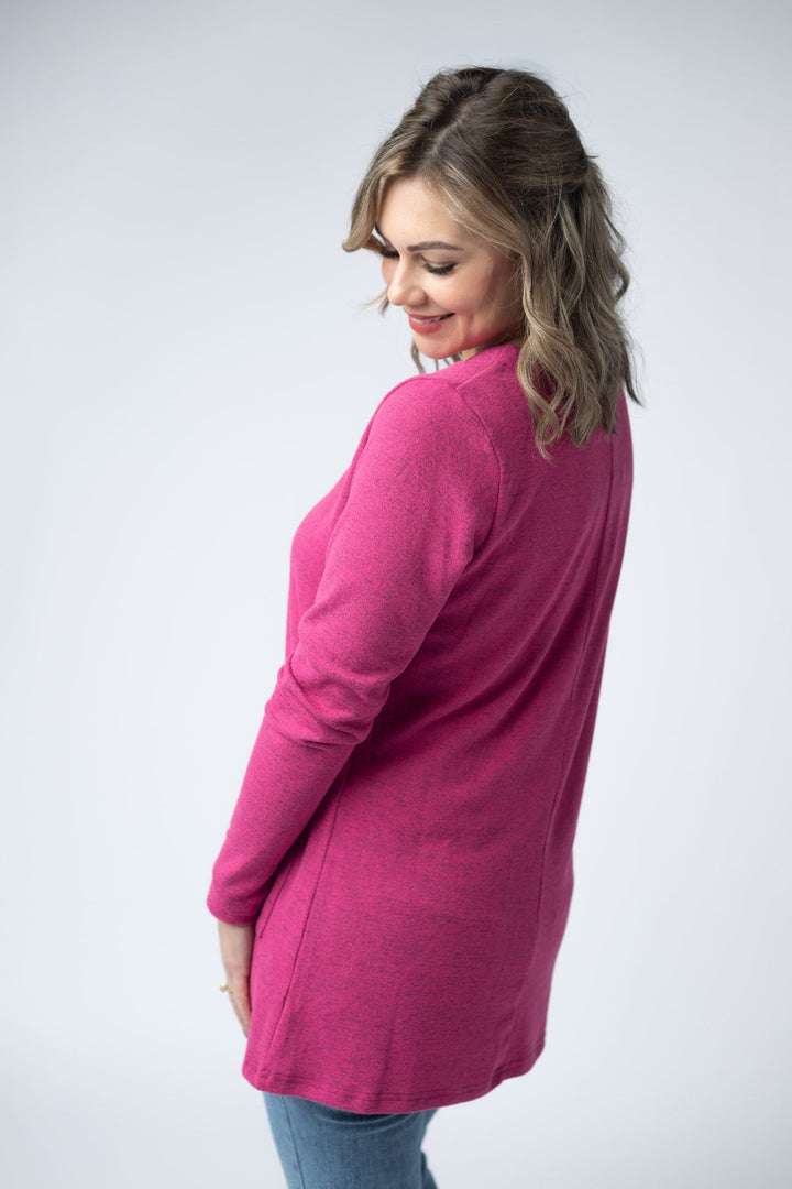 IN STOCK Cori Cardigan - Hot Pink