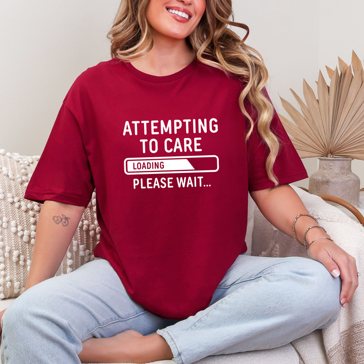 Attempting to Care Graphic Tee