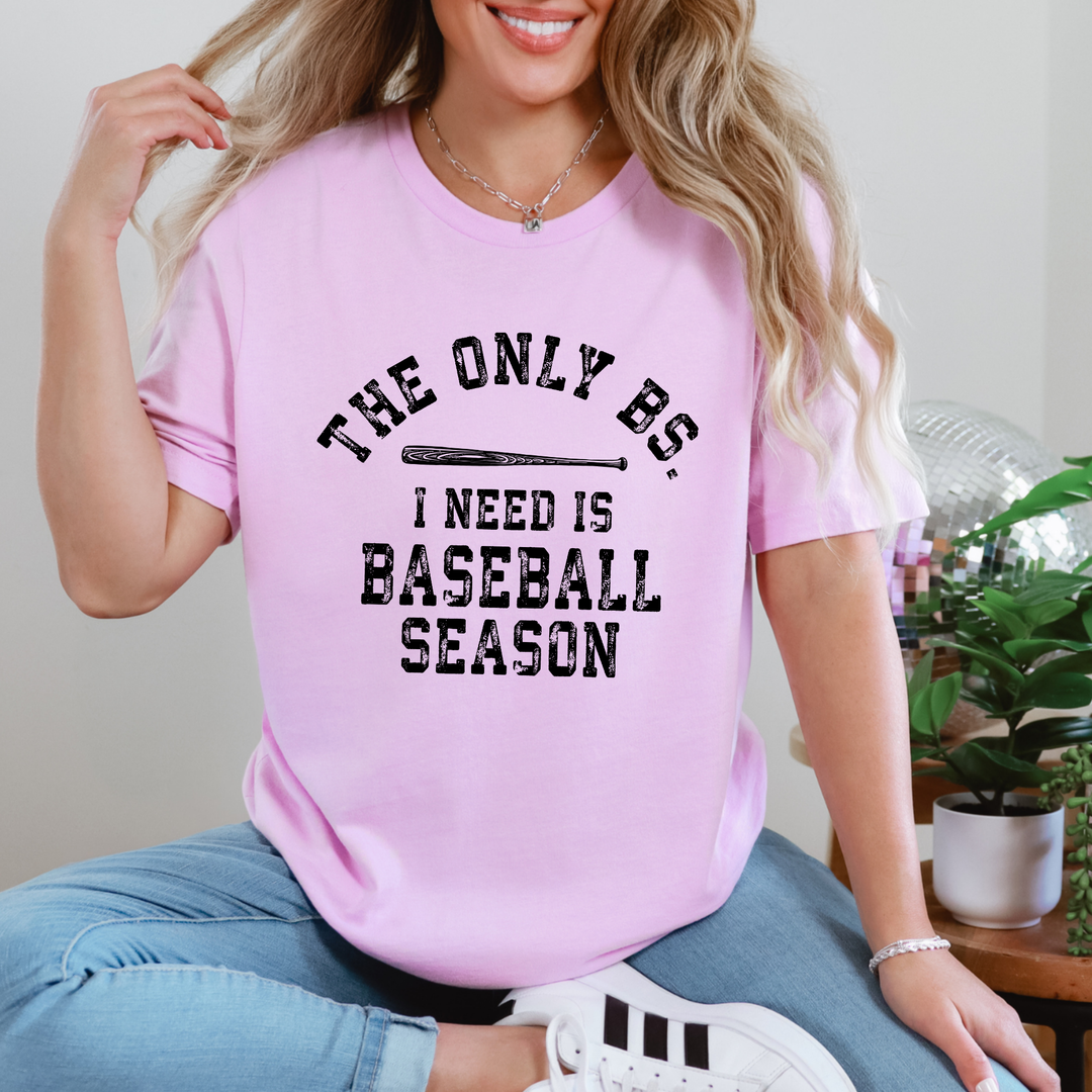 BS Baseball Season Graphic Tee