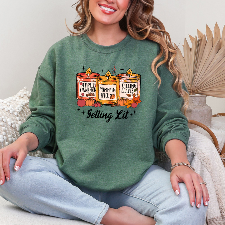 Getting Lit Candles Graphic Tee or Sweatshirt