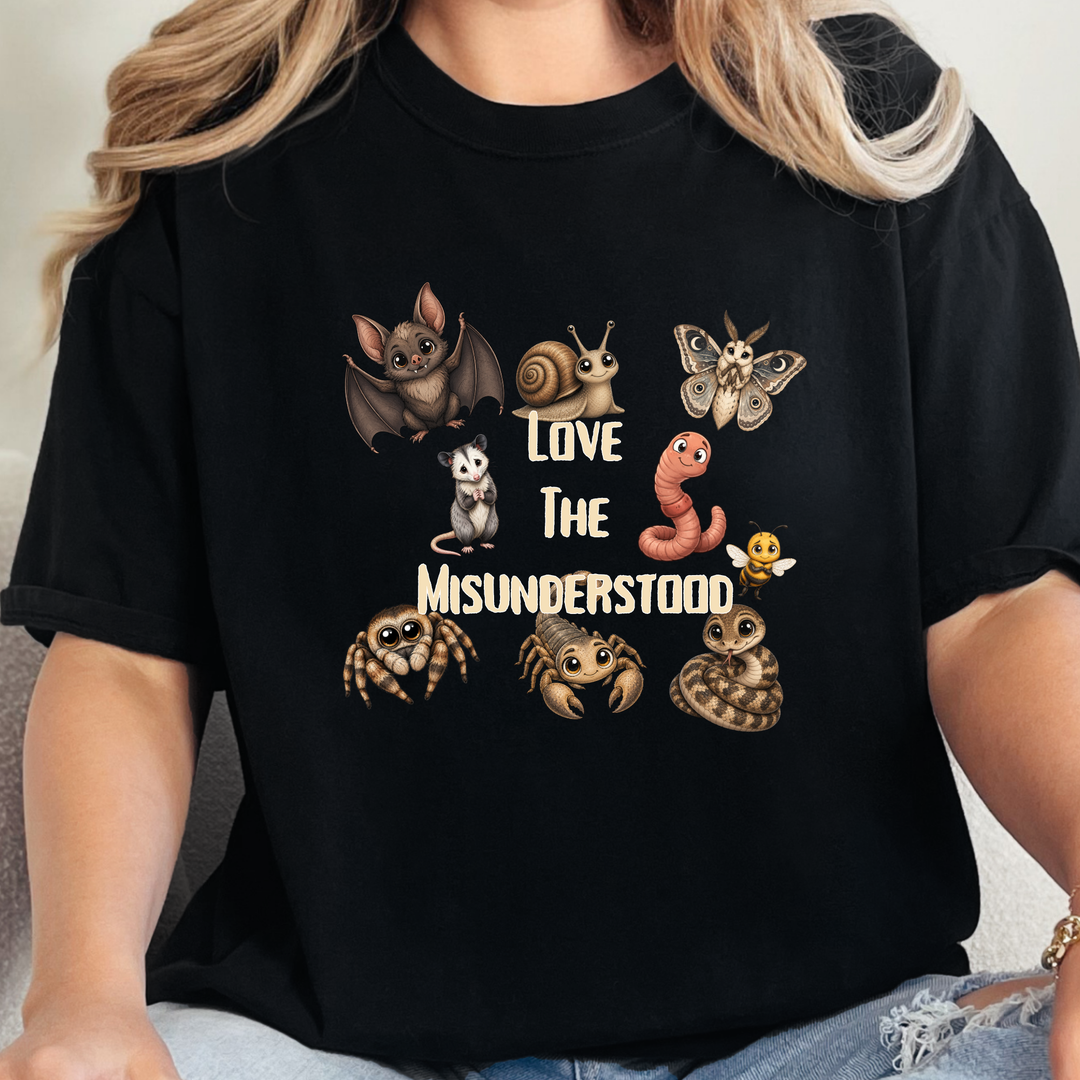 Wholesale Love The Misunderstood Graphic Tee - Black