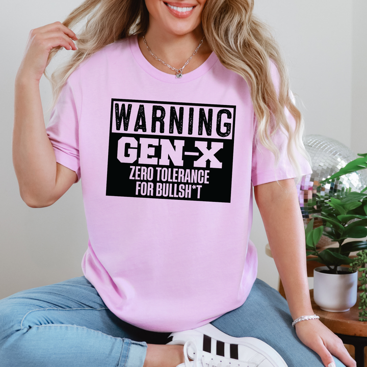 Warning Gen-X Graphic Tee