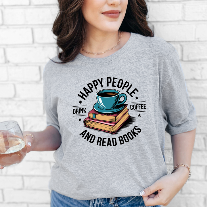 Drink Coffee & Read Books Graphic Tee