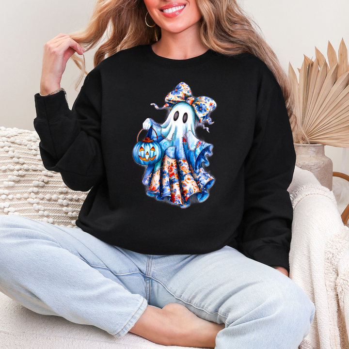 Ghost Patchwork Sweatshirt