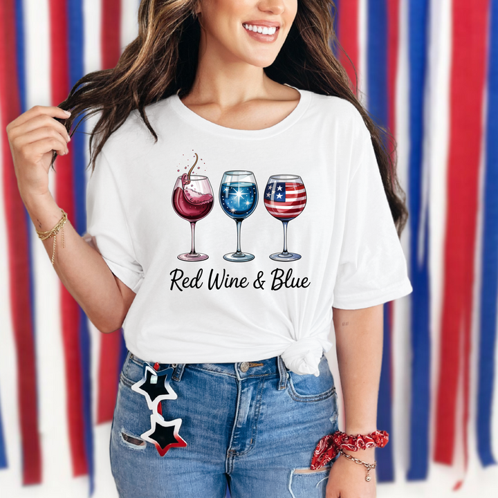 4th of July Red Wine & Blue