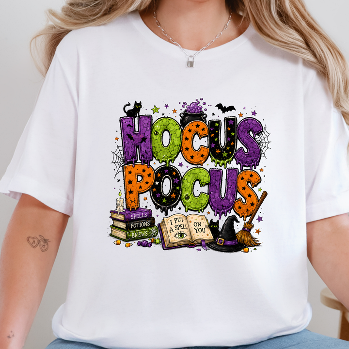 Wholesale Hocus Pocus Graphic Tee - White